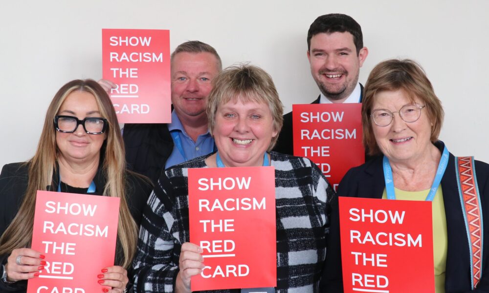 Shropshire Council Unites Against Racism On "Show Racism The Red Card Day"